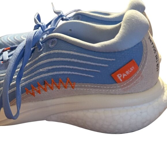 Adidas Supernova 2.0 Parley Blue Running Shoes - womens Size 8 Lightweight - Picture 4 of 7